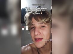 AA Vid : tan boy likes to cum creamy, tastes his own leche - gay porn