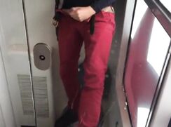 ABX Clips - Me cum in train toilet