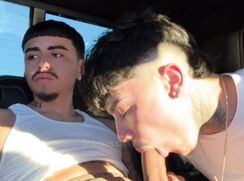 Anxious Latin bro told to chill out in car