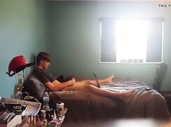 Caught brother jacking off - 05-05-25