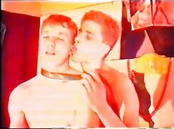 A battered vintage porn film