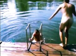 Amateur webcam: skinny dipping boys