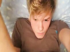 Blond Fit Guy shows off - AI Enhanced