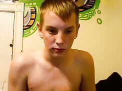 Shy webcam ginger