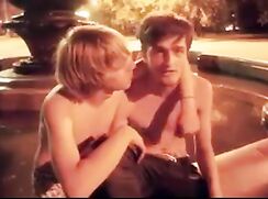 Naked guys in a fountain gay porn tube