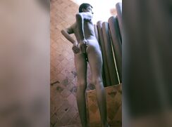 Guy hot shower ass cum solo porn