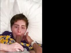 opening his throat for dick
