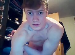 Ginger Hung Muscle Frat Guy Cums - AI Enahnced
