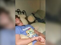surfer teen boy jerking off