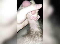 Night time jerk in bed, no messy carpet this time