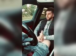 Jerking & Cumming by the Road 234