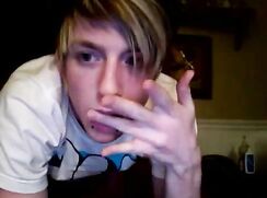 Blond vintage web-cam