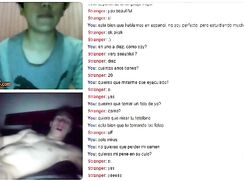Straight blingual teen jerks off  for gay on Omegle