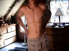Amateur, vintage, web-cam strip