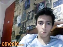 twink convinced to drop a load of cum