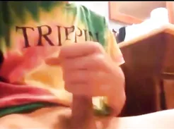 Trippin teen wanker