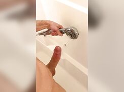 Getting Off from a Shower Head Cums 223