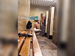 Interracial Locker Room Hookup porn