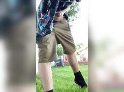 Twink seeding the grass - 05-18-25
