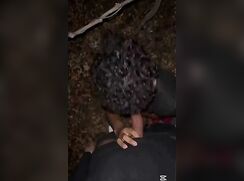black teen twink sucking dick outdoors