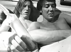 Vintage Black and White Video Suck & Fuck Friends - AI Enhanced
