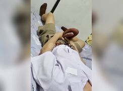 THAI CUTIE COULDNT RESIST CUMING ON SHOES