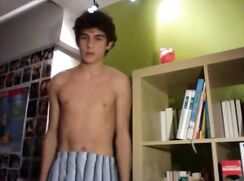 Vintage webcam: Sexy boxers