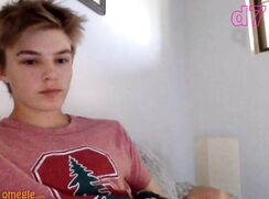 Cute blond's first cam want