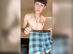 cute fit guy fleshlight jerking hot off