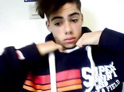 Toned mop haired dude on cam