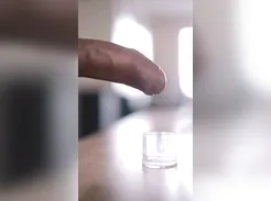 Uncut curved dick free hands again