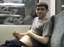 Sabian: Boy wanks in train