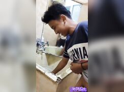 Sexy boy peeing funny moment
