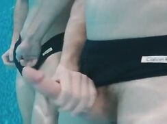Wanked in the pool