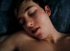 Beautiful lad wanked to orgasim