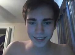 Smiling web-cam boy