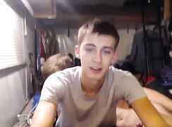 One dressed one naked web-cam boys