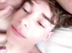 Pretty Young New Boy Close Up Fuck & Facial With Daddy