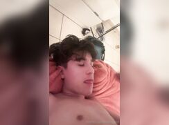 Adorable Nolan's Cum Eating Self Facial