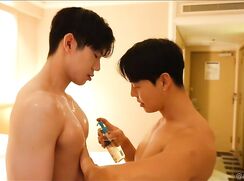 Muscular lovers from Korea