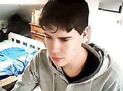 Hot Black Hair College Guy wanks off - AI Enhanced