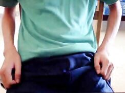 After school wank an cum