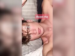 cute fit tall okla cumming four times on bed jo