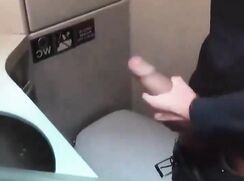 TOOK HIS BIG DICK ON A INFLIGHT RR BREAK