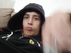 Cute baited str8 boy shows on friend's house