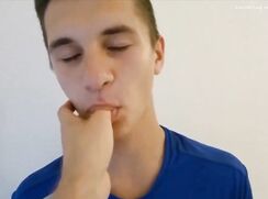 Smooth Twink Fingered and Fucked by Daddy