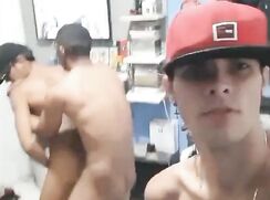 Latin teen fucked and cum