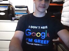 College Guy with Black Hair and a little chubby Wanks off - AI Enhanced