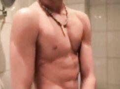 cute fit blonde chating jacking hot off