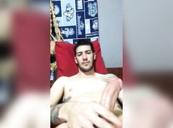 cute big cock macho baited cumming off